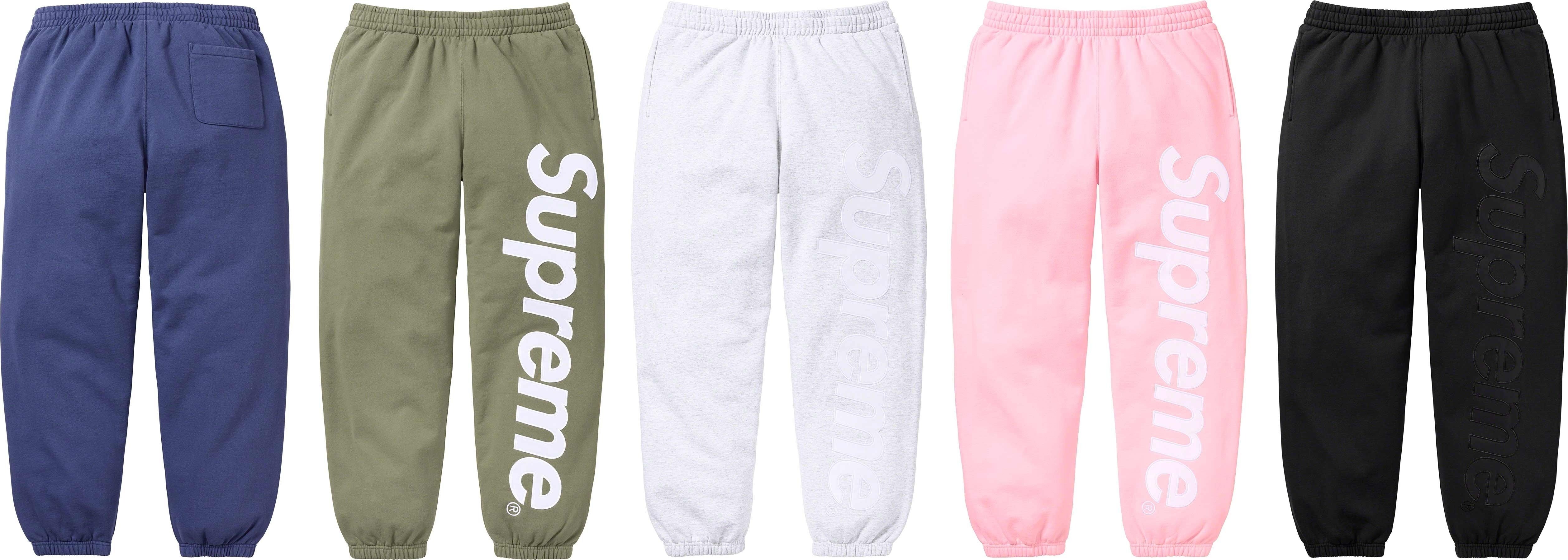 Satin Appliqué Sweatpant